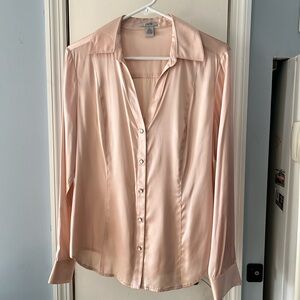 2 Silk dress shirts- Cache and vintage Anne Taylor